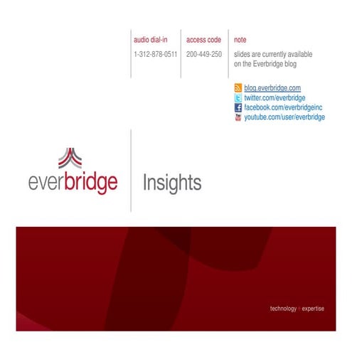 Everbridge Webinar: Top 10 Emergency Notification Predictions for 2011