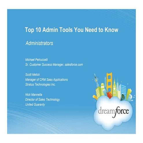 Top10 Salesforce.com Admin Tools