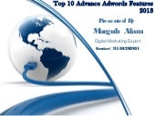 Top 10 Advance Adwords Features 2013