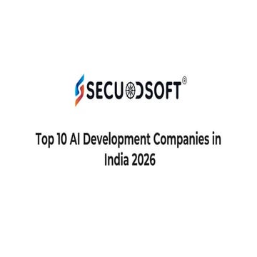 Top 10 AI Development Companies in India 2026 | PDF