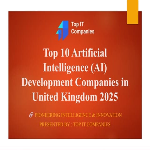 Top 10 AI Development Companies in UK 2025
