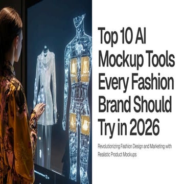 Top 8 AI Fashion Mockup Tools for E-Commerce Sellers in 2026 | PDF