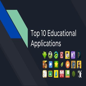 Top 10 Educational Applications
