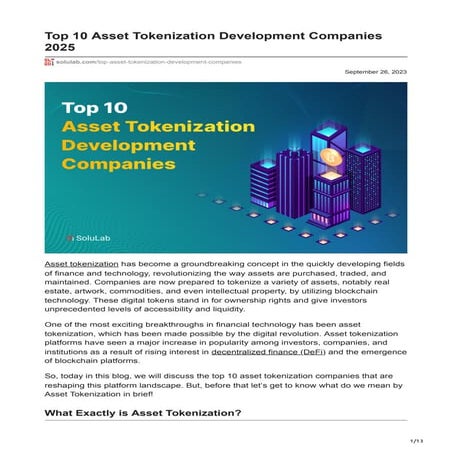 Top 10 Asset Tokenization Development Companies 2025.pdf