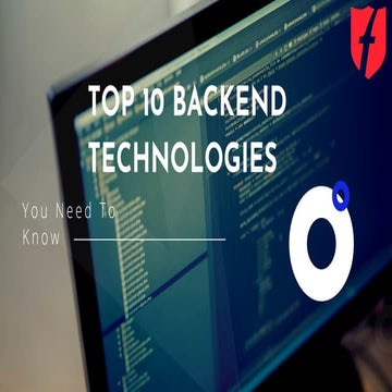Top 10 Backend Technologies To Know In 2022