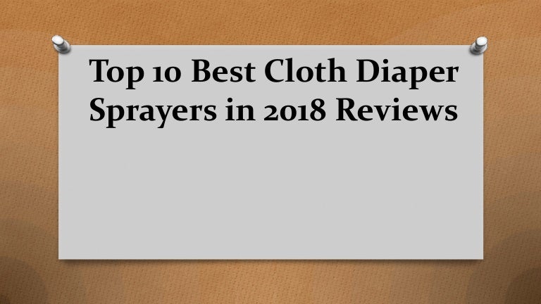 best cloth diaper sprayer