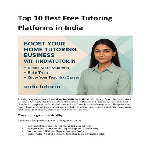 Top 10 Best Free Tutoring Platforms in India.pdf