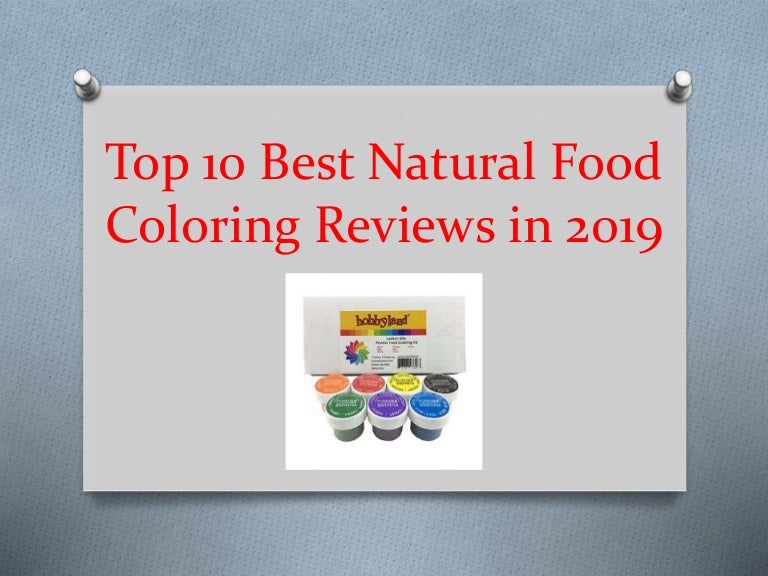 Top 10 Best Natural Food Coloring Reviews In 2019