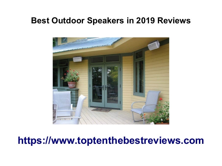 top 10 outdoor speakers