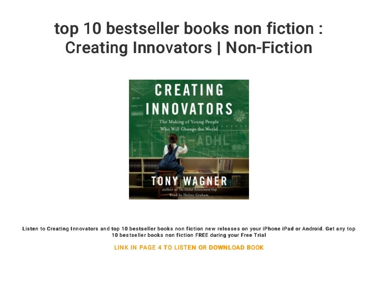 top 10 bestseller books non fiction Creating Innovators NonFicti…