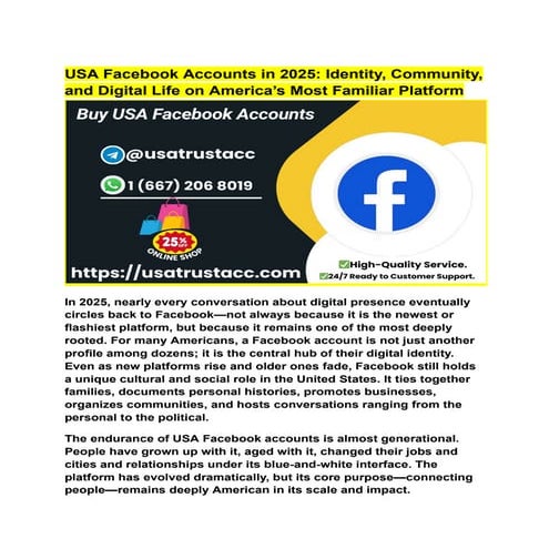 Top 10 Best Sites To Buy USA Facebook Accounts You ....pdf