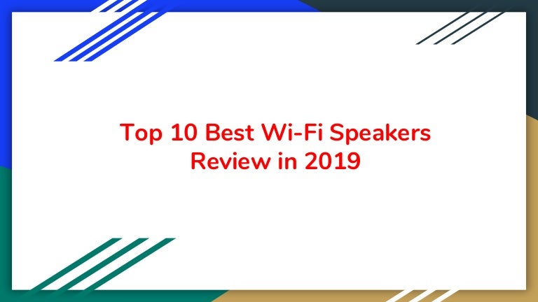 top 10 wifi speakers