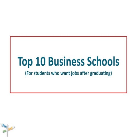 Top 10 Business Schools