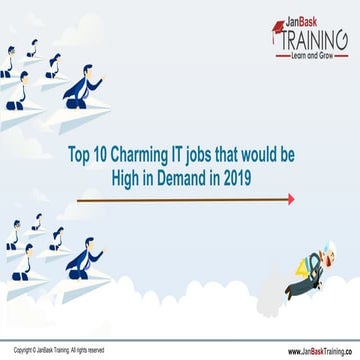 Top 10 charming it jobs that would be high in demand in 2019