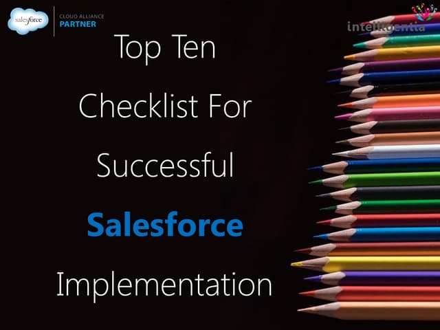 Top 10 Checklist For Successful Sal...