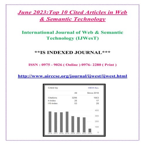 February 2026: Top 10 Read Articles in Web & Semantic Technology | PDF