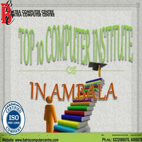 Top 10 Computer Institute ! Batra Computer Centre