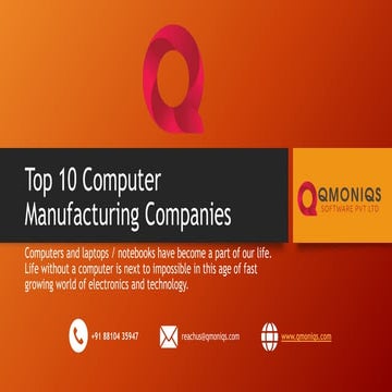 Top 10 Computer Manufacturing Companies | PDF