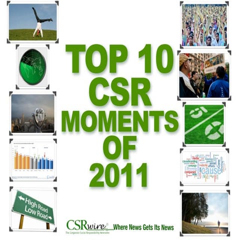 Top 10 CSR Moments of  2011