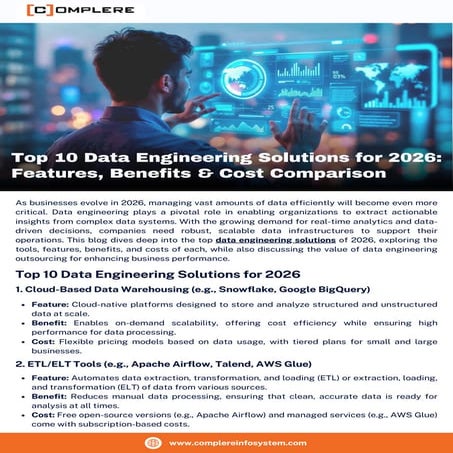 Top 10 Data Engineering Solutions for 2026 Features, Benefits & Cost ...