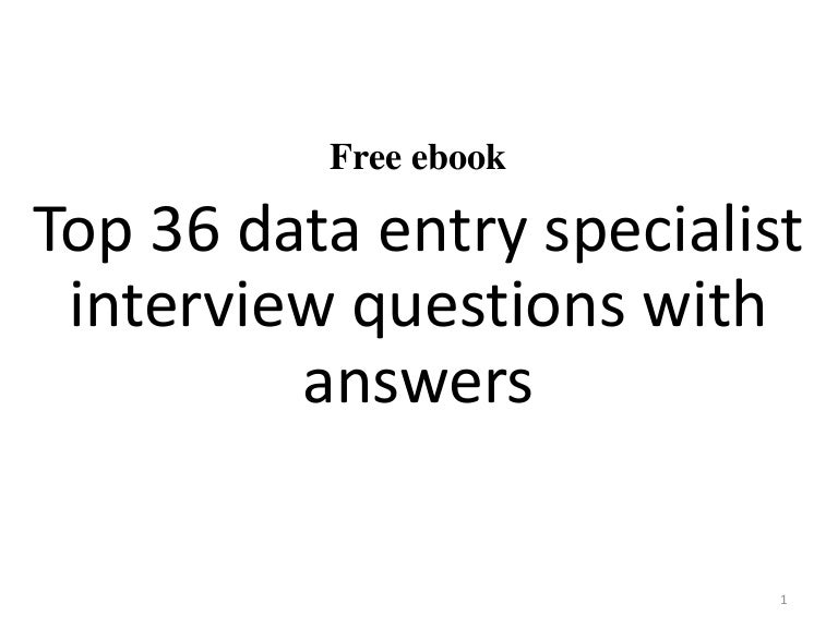 data analyst interview questions and answers