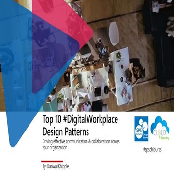 Top 10 Digital Workplace Patterns #SPSChiBurbs