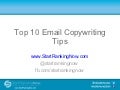 Top 10 Email Copywriting Tips