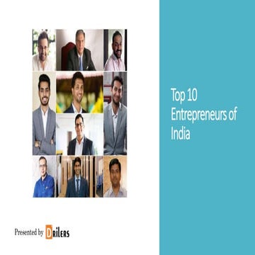 Top 10 entrepreneurs in india