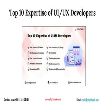 Top 10 Expertise of UI_UX Developers