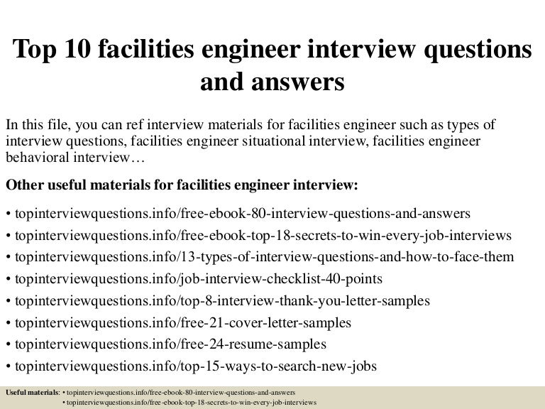 top10facilitiesengineerinterviewquestionsandanswers 150405084926 conversion gate01 thumbnail 4jpgcb1428241813 - Facility Engineer Sample Resume top10facilitiesengineerinterviewquestionsandanswers 150405084926 conversion gate01 thumbnail 4jpgcb1428241813 - Facility Engineer Sample Resume