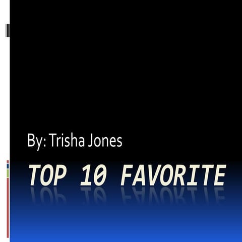 Top 10 favorite
