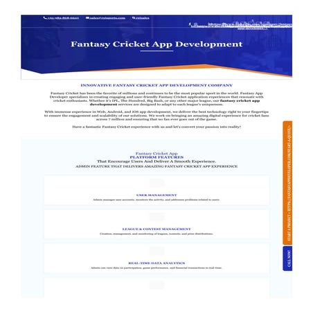 Top 10 Features for Successful Fantasy Cricket App Development.pdf