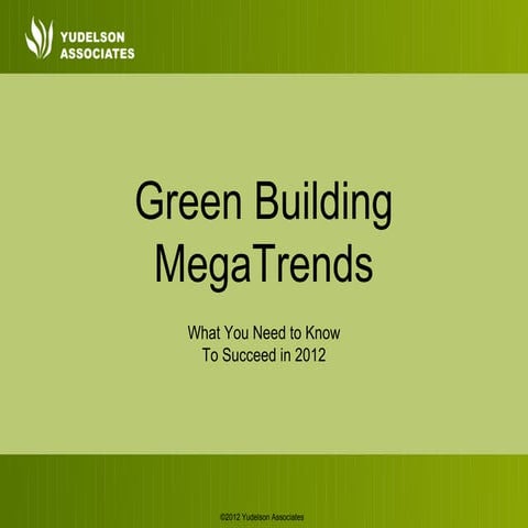 Top 10 green building megatrends