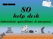 help desk interview questions