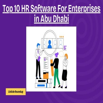 Best HR and Payroll Management Software for Enterprises | PDF