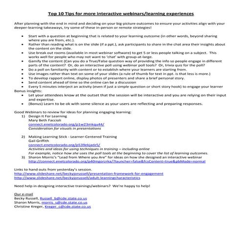 Top 10 ideas for engagement for pikes peak boces