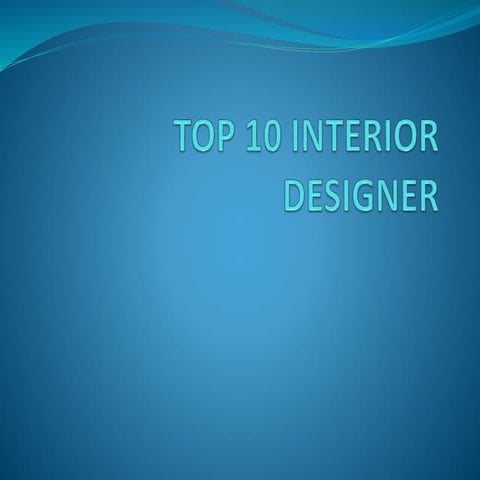 Top 10 interior designer in Delhi.pdf