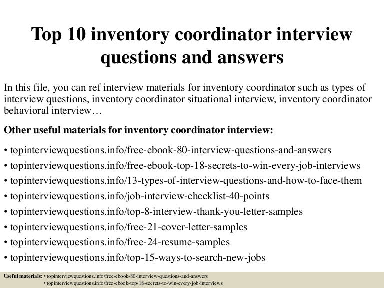 top10inventorycoordinatorinterviewquestionsandanswers-150318215159-conversion-gate01-thumbnail-4.jpg?cb=1426733571 top10inventorycoordinatorinterviewquestionsandanswers-150318215159-conversion-gate01-thumbnail-4.jpg?cb=1426733571