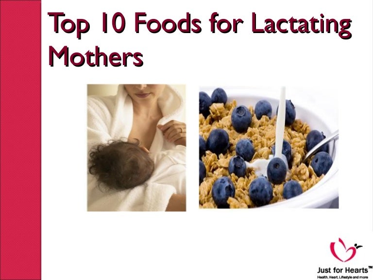 Top 10 lactation foods