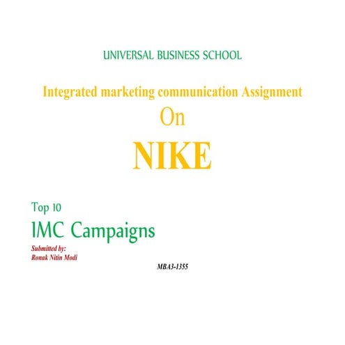 Top 10 marketing campaign by nike