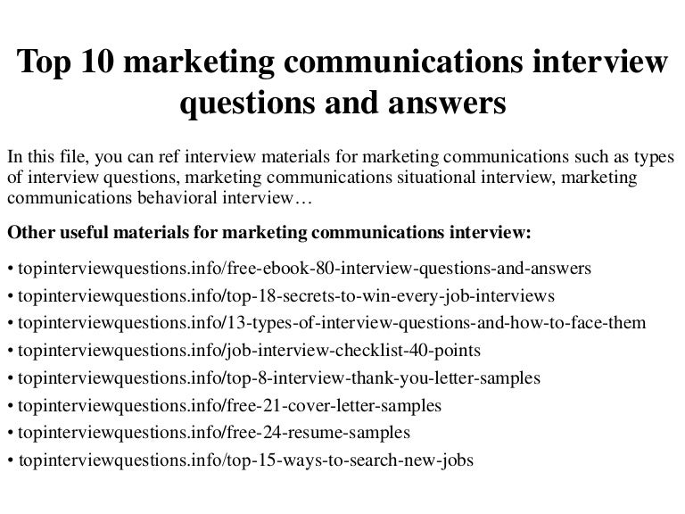 closing statement interview