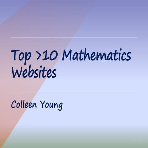 Top 10 mathematics websites