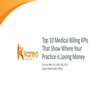 Top 10 Medical Billing KPIs That Show Where Your Practice is Losing Money