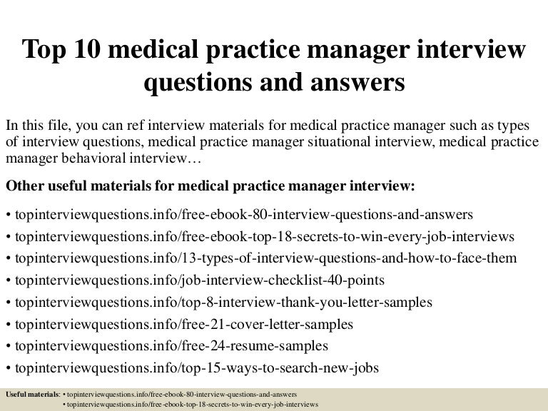 practice manager cover letter