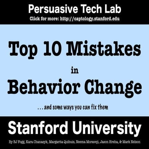 Top10 mistakesbehaviorchange bj-fogg8updatezc