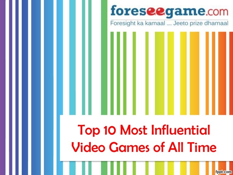 most influential video games of all time