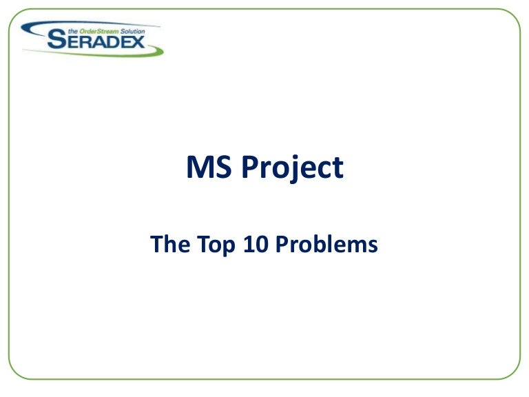 microsoft project competitors