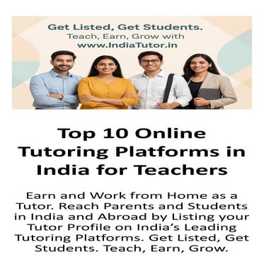 Top 10 Online Tutoring Platforms in India for Teachers.pdf