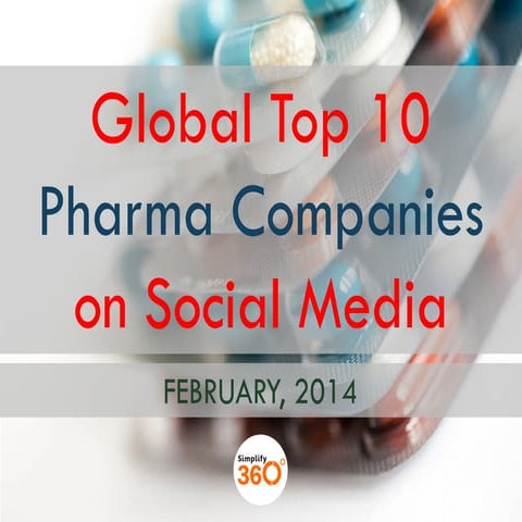 Pfizer Tops, Novartis and Johnson & Johnson follows on Social media this Febr...