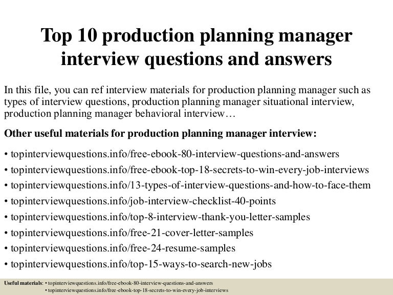 material planner job description